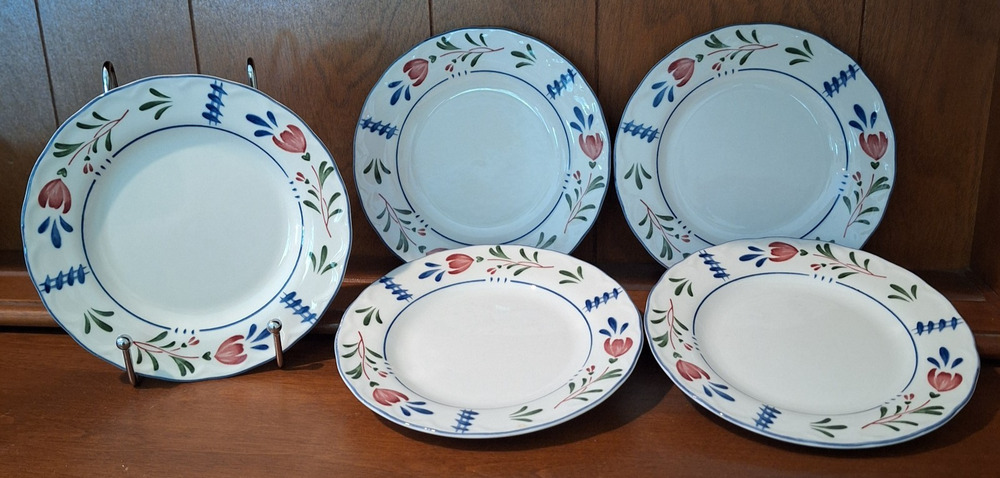 Vintage Nikko Provincial Designs Avondale Bread and Butter Plate Set of 5 6 3/8"